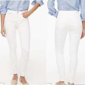 J Crew Factory‎ Women’s Sz 28 9” Mid Rise White Skinny Jean in Signature Stretch